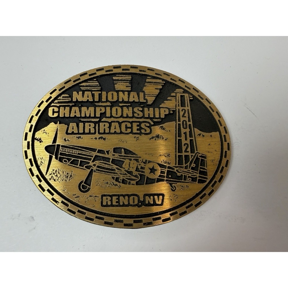 Reno 2012 Air Races National Championship Limited Edition Belt Buckle Nevada